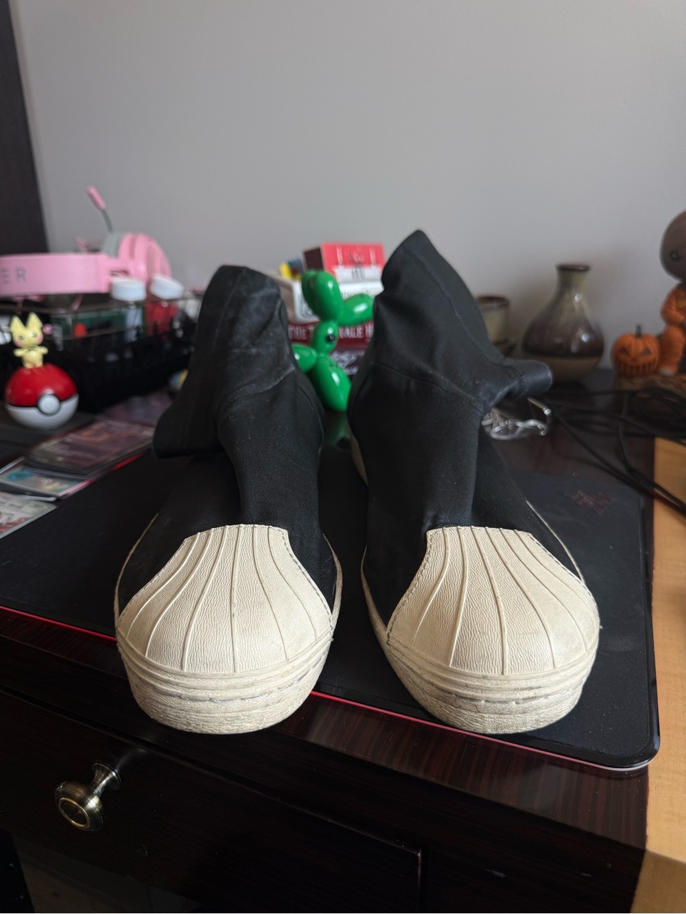 Rick Owens x Adidas Superstar Shelltoe Low Ankle Boots